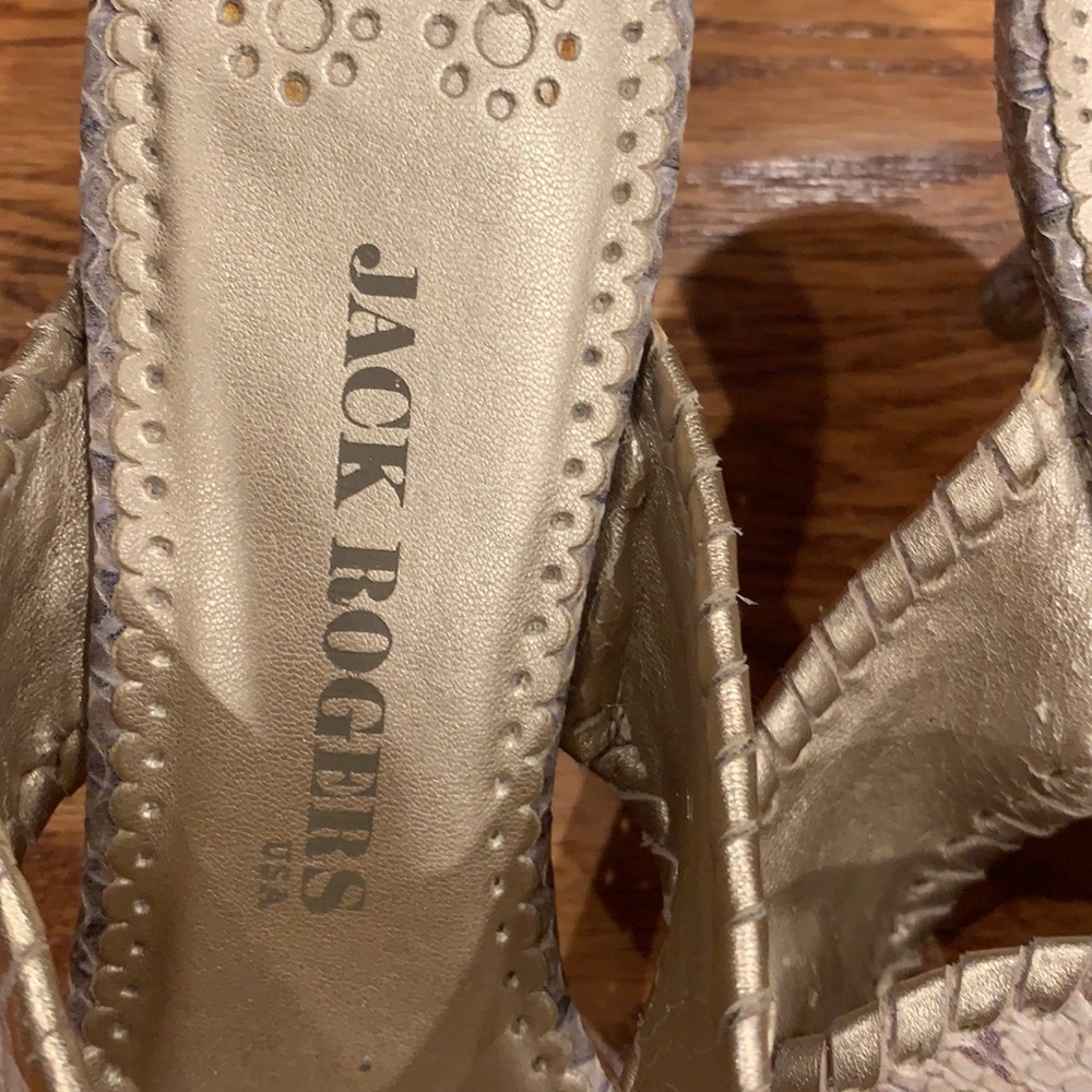 Jack Rogers kitten heel sandals size 9 1/2 - Picture 2 of 4